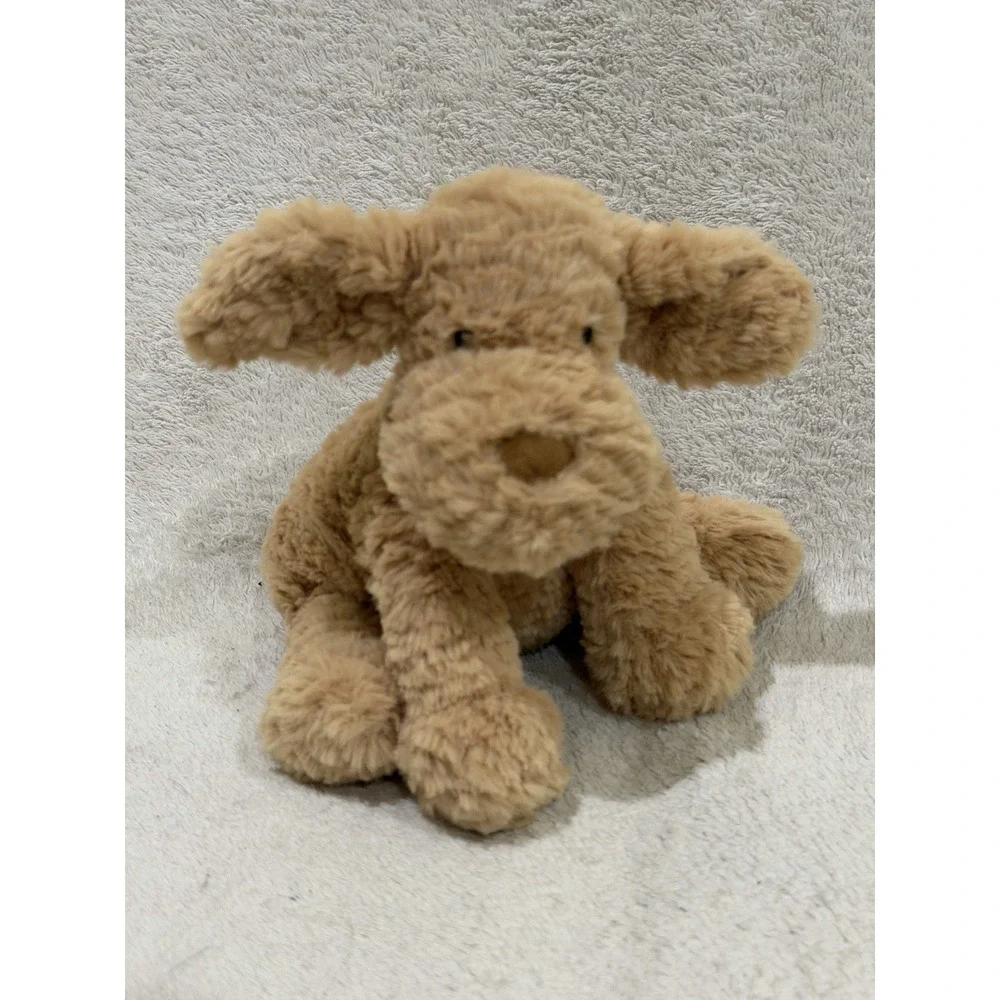 NWT Jellycat Baby Fuddlewuddle Tan Puppy Dog Plush 9